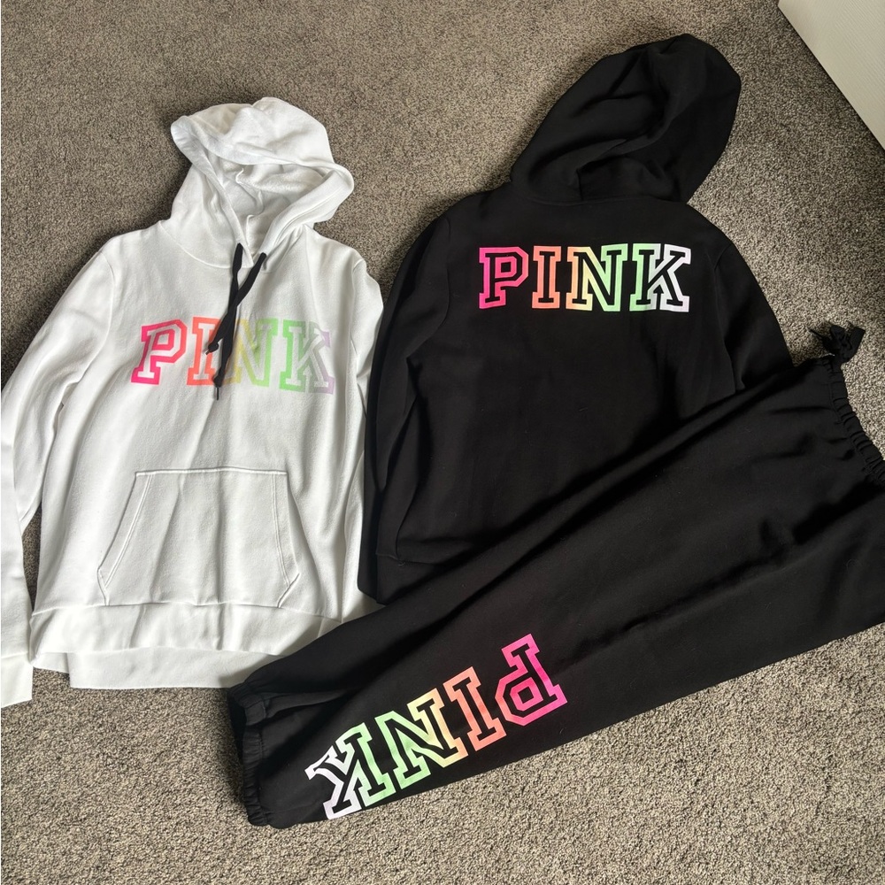 Victoria’s Secret Pink 3 pc Jogger Set